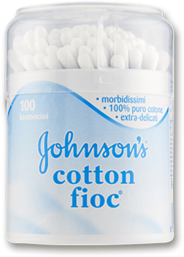 johnson's baby johnsons baby cotton fioc 100 pezzi