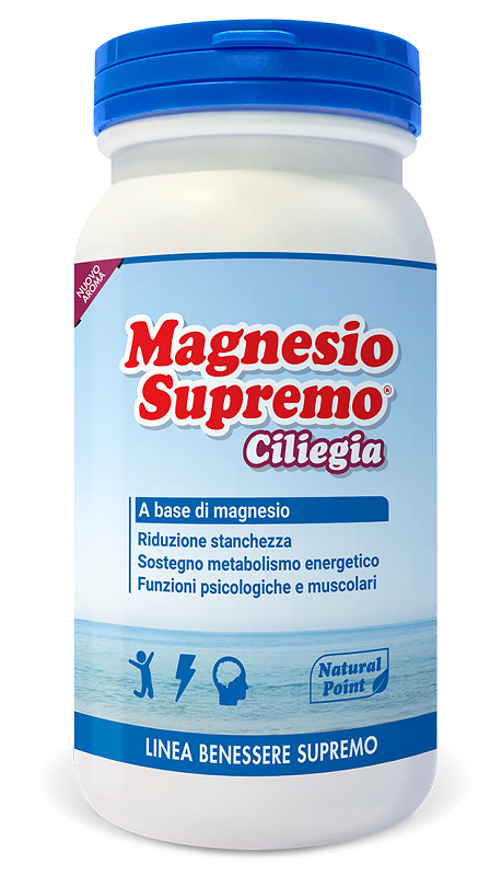 natural point magnesio supremo ciliegia polvere 150 g