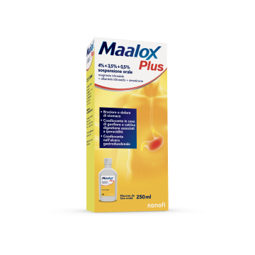Maalox plus*os sosp 4+3,5+0,5%