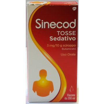Sinecod tosse sed*200ml3mg/10g