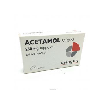 Acetamol*bb 10supp 250mg