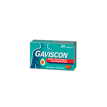Gaviscon*24cpr frag250+133,5mg