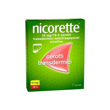 Nicorette*7cer transd 15mg/16h
