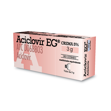 Aciclovir eg*cr 3g 5%