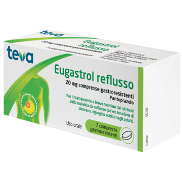 Eugastrol reflusso*7cpr 20mg