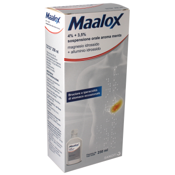 Maalox*os sosp 250ml 4%+3,5%