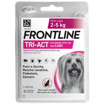 Frontline tri-act*1pip 2-5kg