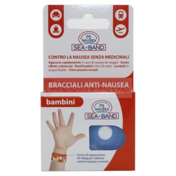 Bracciale anti nausea per bambini p6 nausea control 2 pezzi