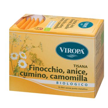 Viropa finocchio/cumino/anice/camomilla bio 15 bustine
