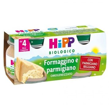Hipp bio omogeneizzato formaggino ai tre formaggi 2x80 g