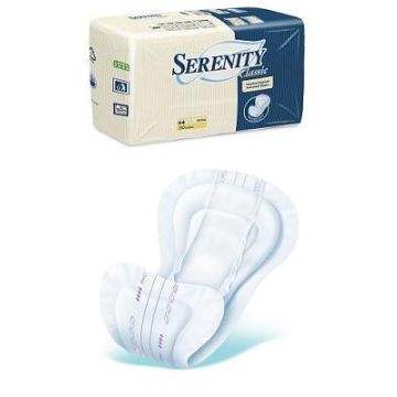 Pannolone per incontinenza serenity sagomato maxi in tessuto non tessuto 30 pezzi
