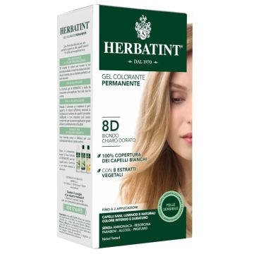 Herbatint 8d biondo chiaro dorato 150 ml