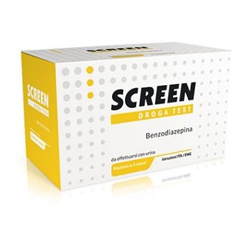Screen droga test benzodiazepine con contenitore urina