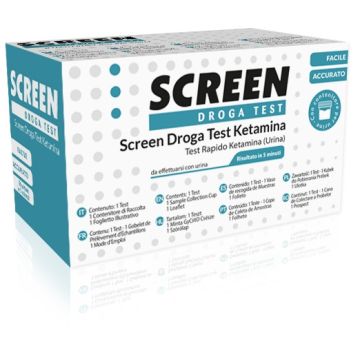 Screen droga test ketamina test antidroga con contenitore urina