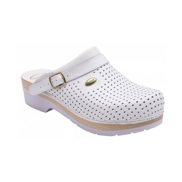 Clog s/comf.b/s ce bycast bis unisex white woods bianco 40