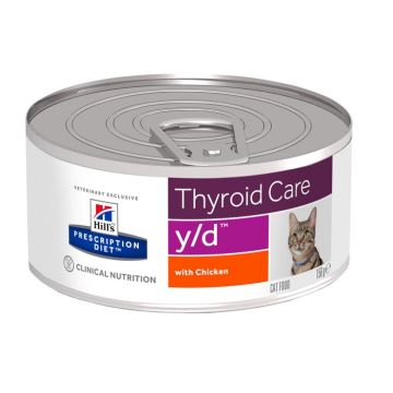Prescription diet feline thyroid care y/d 156 g