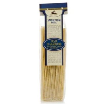 Spaghettoni di gragnano di semola di grano duro igp bio 500 g