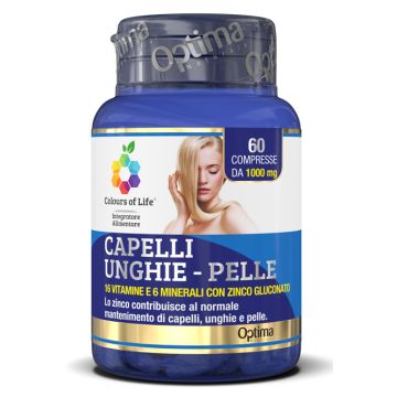 Colours of life capelli unghie pelle 60 compresse 1000 mg