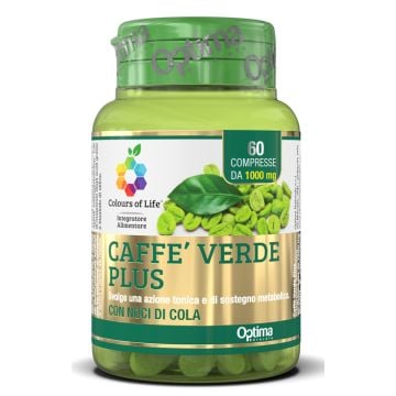 Colours of life caffe' verde plus 60 compresse 1000mg