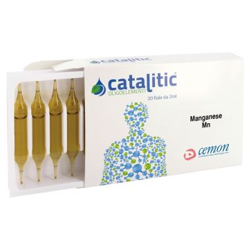 Catalitic oligoelementi manganese mn 20 ampolle