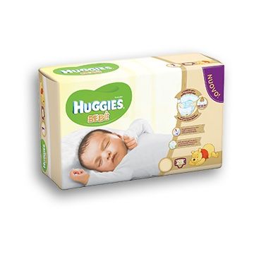 Pannolino huggies extra care bebe' base 1 28 pezzi
