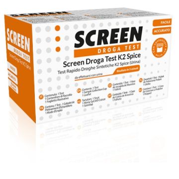 Screen droga test k2 spice/urina test antidroga con contenitore urina