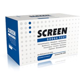 Screen droga test 10 droghe con contenitore urina