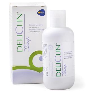Deliclin soap detergente intimo lenitivo con antibatterico 200 ml