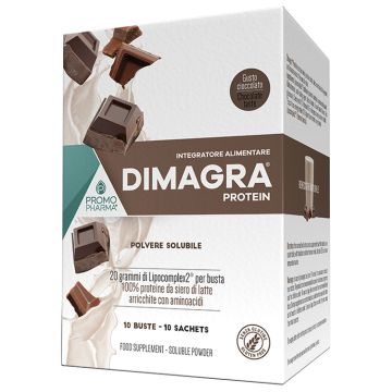 Dimagra protein cioccolato 10 buste