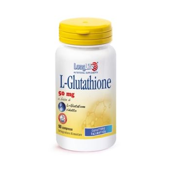 Longlife l-glutathione 50 mg 90 compresse