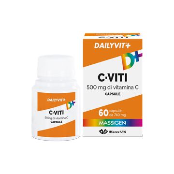 Dailyvit+ c viti 500mg di vitamina c 60 capsule
