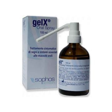 Gel spray orale per trattamento sintomatico segni e sintomi associati alle mucositi orali