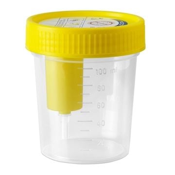 Contenitore raccolta urina linea f 120 ml