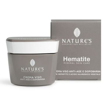 Nature's hematite crema viso antiage dopobarba
