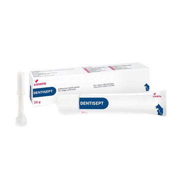 Dentisept pasta dentifricia per igiene orale di cani e gatti tubo 20 g