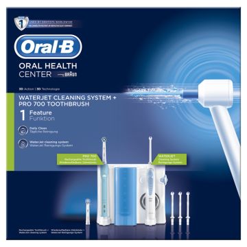 Oral-b oral health center oc16 idropulsore waterjet md16 + pro 700