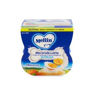 Mellin merenda latte albicocca 2 x 100 g