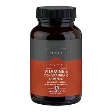 Terranova complesso di vitamine b con vitamina c 50 capsule