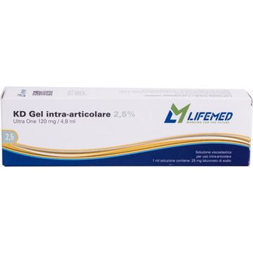 Siringa kd gel intra-articolare acido ialuronico 2,5% ultra one 120 mg/4,8 ml
