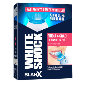 Blanx white shock trattamento power white gel 30 ml con bite