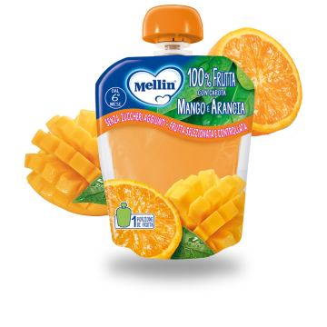 Mellin pouch arancia mango 90 g