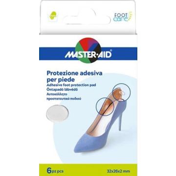 Protezione adesiva master-aid footcare trasparente mix 6 pezzi a5