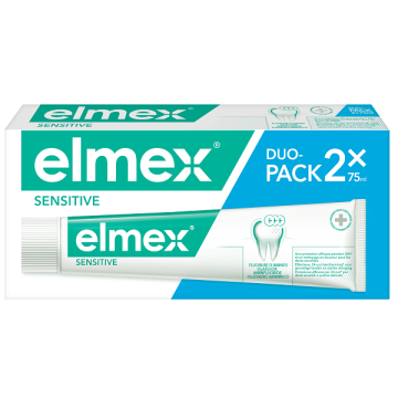 Elmex sensitive dentifricio bitubo 2x75 ml