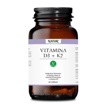 Vitamina d3+k2 60 capsule