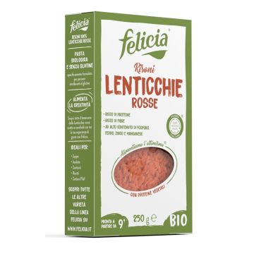 Felicia bio risoni lenticchie rosse 250 g
