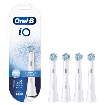 Oralb power refill io ultimate clean white 4 pezzi