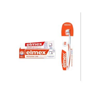 Elmex dentifricio protezione carie 100 ml + spazzolino elmex protezione carie interx