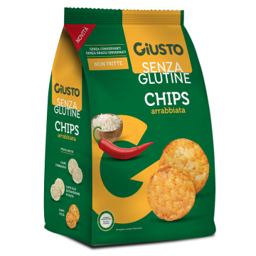 Giusto senza glutine chips arrabbiata 40 g