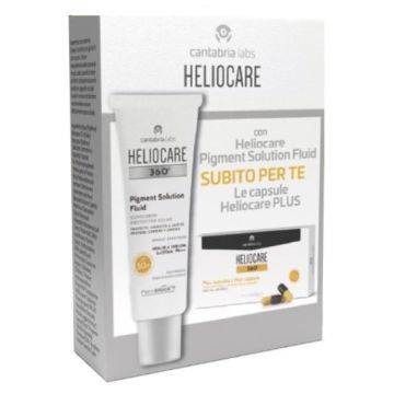 Heliocare 360 pigment solution spf50+ 50 ml + heliocare plus 7 capsule